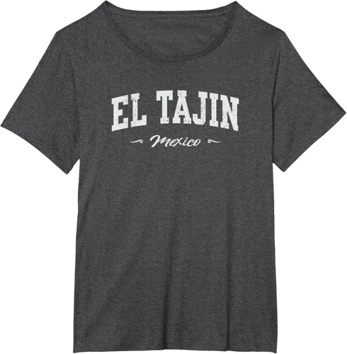 Vista 30 de Camiseta de recuerdo deportivo El Tajin Mexico, Negro