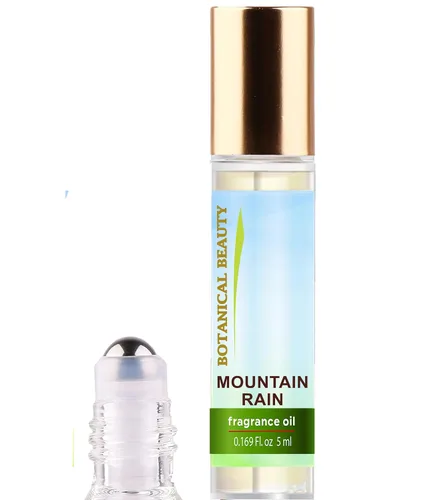 Vista 5 de Botanical Beauty Aceite de fragancia Ambar Romance, roll-on de 0.169 onzas líquidas (0.2 fl oz), sin alcohol, de larga duración