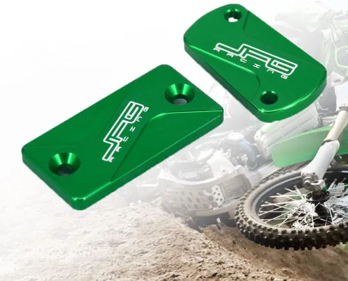 Vista 5 de Tapa de líquido de embrague delantero y trasero para motocicleta, tapa CNC para motocross KX65 01-21 KX80 KX85 KX100 98-21 KX125 92-08 KX250 93-08