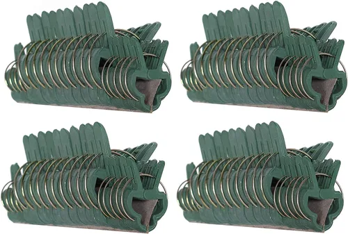Vista 10 de Ram-Pro - 20 clips de agarre para plantas y flores, herramienta para apoyar o alisar tallos de plantas, tallos y enredaderas, clips de jardín
