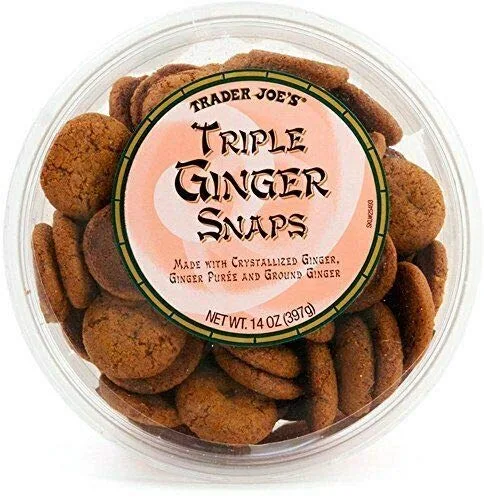 Vista 2 de Trader Joe's Triple Jengibre broches – 3 Pack (14 oz tubos)
