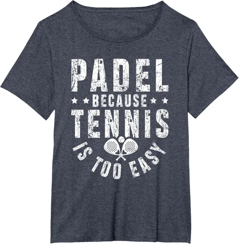 Vista 36 de Padel, Because Tennis is Too Easy - Camiseta de Padel Player