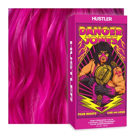 Vista 23 de Danger Jones Color de cabello semipermanente (Adrenalina, verde neón)