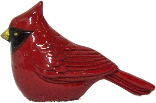 Vista 2 de Ganz Dije de cardenal de la suerte con tarjeta de historia