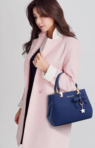 Vista 10 de Dreubea - Bolsa para mujer para usar al hombro, cruzada o como bolsa de mano, de piel sintética