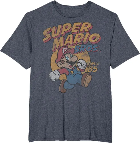 Vista 56 de Super Mario Bros. Desde '85 Camiseta Vintage con Póster' Negro