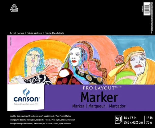 Vista 7 de Canson Artist Series Pro Layout, Libreta para marcador
