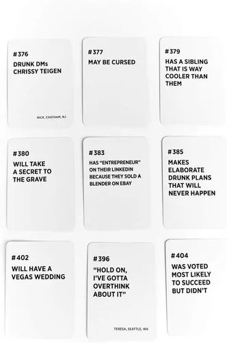 Vista 2 de DSS Games Drunk Stoned or Stupid: Segunda expansión Más de 3 jugadores, NSFW, juego de fiesta, asar a tus amigos, prejuego, juego de cartas, juego