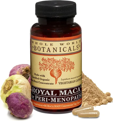 Vista 2 de Whole World BOTANICALS Maca Real para Peri-Menopausia, 60 CT