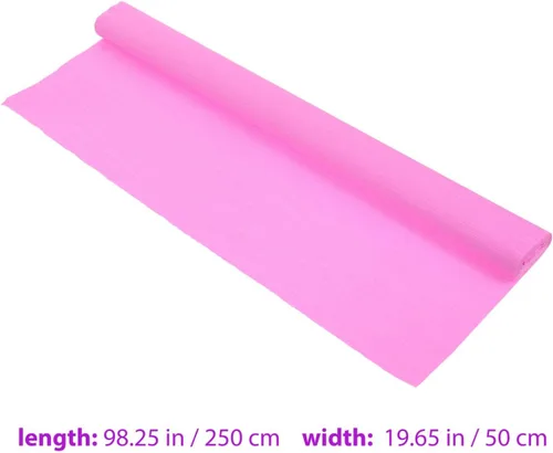 Vista 5 de LIFKOME Papel crepé dobleces rollo de papel crepé hojas italianas rosas papel de regalo para obras de arte floral, bricolaje, decoración de boda