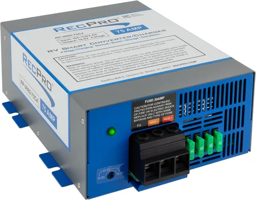 Vista 11 de RecPro - Convertidor de energía RV de 35 amperios y cargador de batería Carga de 4 etapas