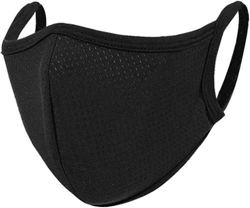 Vista 2 de VECDUO Bufanda lavable reutilizable con cinta para las orejas, antipolvo, sin costuras, para montar al aire libre