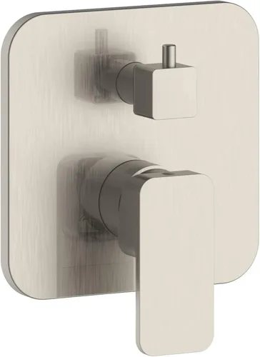 Vista 2 de PULSE ShowerSpas 3007-RIVD-BN - Válvula de equilibrio de presión Tru-Temp bidireccional de 1/2 pulgada con kit de molduras cuadradas de níquel