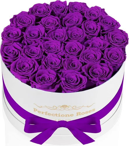 Vista 10 de Perfectione Roses 27 Rosas en una Caja, Rosa del Día de la Madre, Flores Preservadas para Ella, Flores para Entrega, Regalos de Cumpleaños