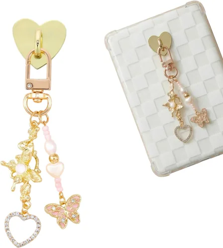 Vista 8 de Kindle Charm Chain for E-reader Charms Chain Cute Decorating Accessories Compatible with Kindle/E-Reader/Phone Gift for Reader Booklovers