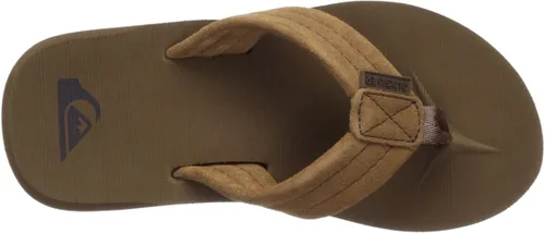 Vista 5 de Quiksilver Unisex-Child Carver Suede Fixed Strap Kids Flip Flop Youth Sandal