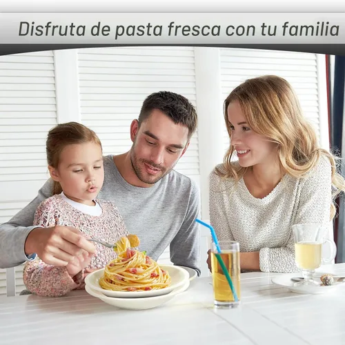 Vista 9 de Sailnovo Máquina para hacer pasta, máquina para hacer pasta de rodillo 180, 9 ajustes de grosor ajustables, máquina de fideos 2 en 1 con rodillos