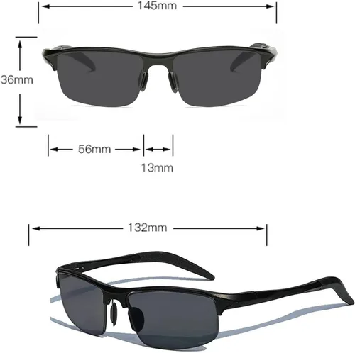 Vista 5 de Gafas de lectura de lente completa fotocromáticas al aire libre para hombres y mujeres gafas de sol deportivas cuadradas lectores 0 ~+4.00