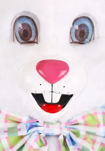 Vista 3 de Disfraz de conejito de Pascua deluxe para adulto Multicolor