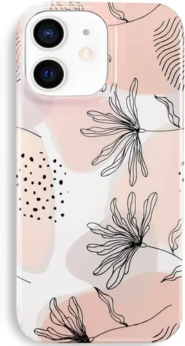Vista 12 de J.west - Funda compatible con iPhone 12/12 Pro de 6.1 pulgadas, elegante y transparente, con estampado de leopardo y guepardo, diseño nacarado