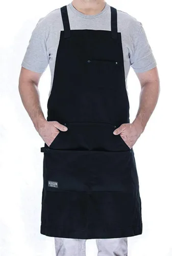 Vista 8 de Hudson Durable Goods - Delantal de chef de grado profesional para cocina, barbacoa y parrilla