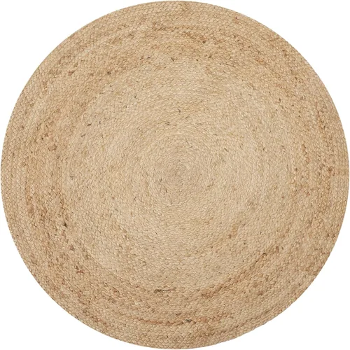 Vista 32 de RedEarth · Alfombra rectangular - 2'x3' de yute natural trenzada con respaldo antideslizante - Alfombra boho tejida a mano para dormitorio, cocina