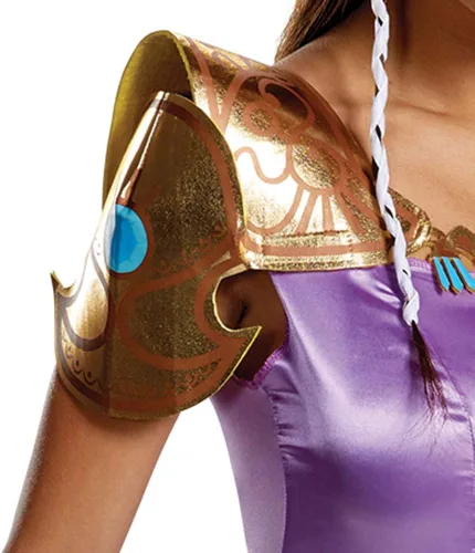 Vista 4 de Disguise disfraz para adulto de Zelda de lujo, Leyenda de Zelda