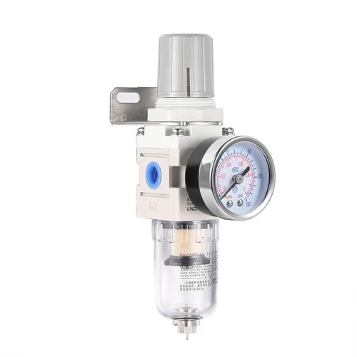 Vista 9 de Regulador de presión del filtro de aire NPT de 1/4", filtro compresor de herramienta de aire trampa de agua con medidor por ZHONG AN