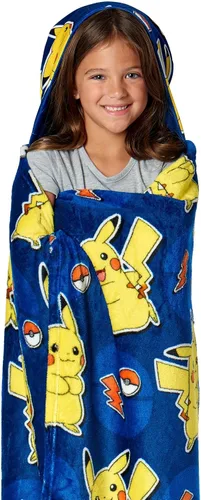 Vista 7 de Northwest BBC Studios Bluey Throw Blanket, Wearable Hooded 3D Sculpted Silk Touch Throw, 40"x50" Bouncy About