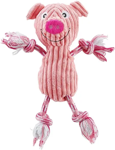 Vista 10 de Outward Hound Scrunch Bunch Duck Juguete Interactivo de Peluche con Sonido para Tirar para Perros Pato de racimo Scrunch