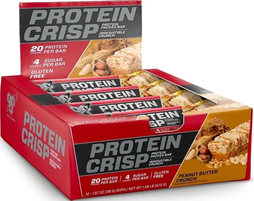 Vista 14 de BSN Protein Crisp Bar by Syntha-6 - Barra de proteína de suero bajo en azúcar, 1072751, Crunch de chocolate, 1