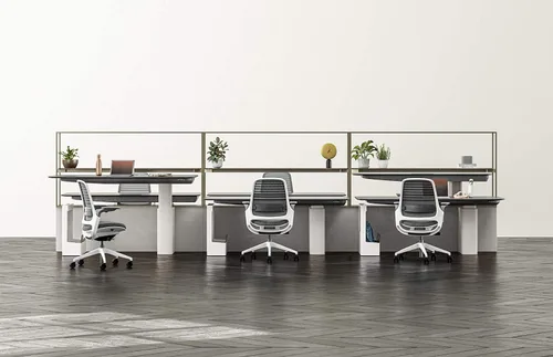 Vista 2 de Steelcase Series 1 Silla de Oficina de Trabajo, Canary