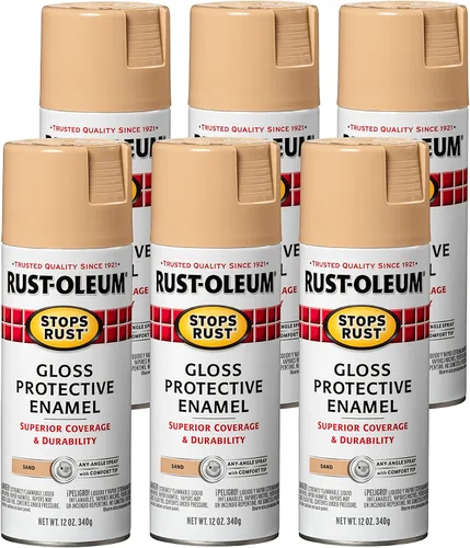 Vista 44 de Rust-Oleum 7776830 - Pintura en aerosol para prevención del óxido, 12 onzas, negro plano
