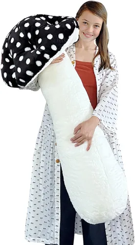 Vista 15 de Almohada de hongo de felpa Hofun4U - Almohada larga rellena con forma de hongo de 30 pulgadas - Almohada rellena con forma de hongo - Decoración