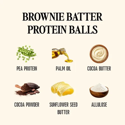 Vista 4 de Scott's Bolas de proteína, aperitivos a base de plantas con 0.31 onzas de alto contenido en proteínas, sin gluten, sin OMG, sin lácteos, bolas