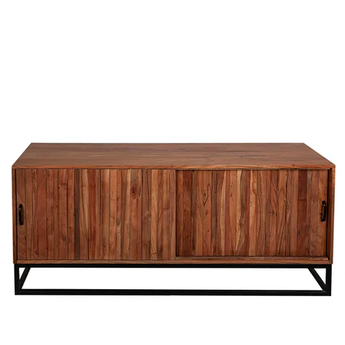 Vista 4 de Aparador Romimex Marrón Madera de acacia