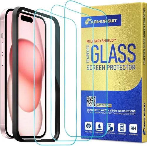 Vista 9 de ArmorSuit [Paquete de 2+2] para Google Pixel 6 [6.4 pulgadas] Protector de pantalla de vidrio templado + protector de lente de cámara compatible