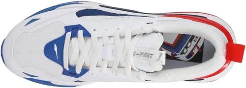 Vista 4 de PUMA Hombres BMW MMS R-Fast Lace Up Zapatillas Zapatos Casual - Blanco