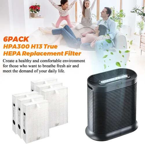Vista 4 de Filtro de repuesto HPA 300, filtro purificador de aire HPA300 R, compatible con purificador de aire Honeywell HPA 300 HPA200 HPA090 Series