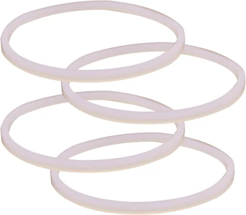Vista 2 de 4 piezas de repuesto de juntas de goma para sellar juntas tóricas blancas, compatibles con licuadora Ninja (4 piezas de 3.23 pulgadas)