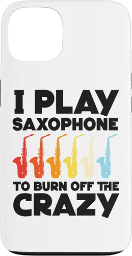 Vista 7 de iPhone 16 Saxofón I play saxofón para quemar el caso loco