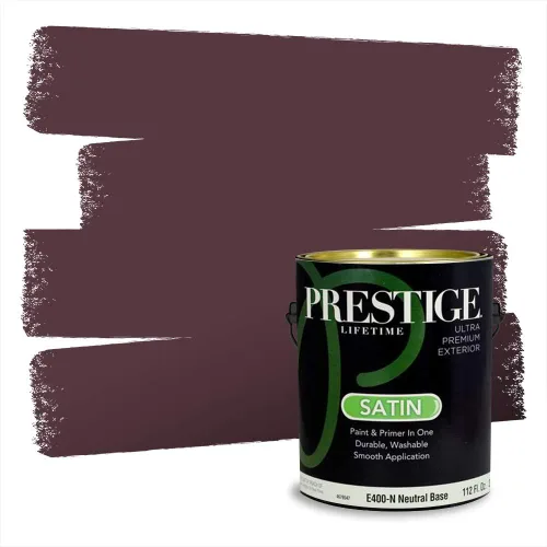 Vista 272 de Prestige Paints Pintura exterior e imprimación en uno, 1 galón, plano, coincidencia comparable de Valspar* Amber Rose*