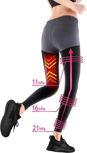 Vista 2 de PIP Slim Walk Beau Acty Combustion Shape Leggings Deportes Negro