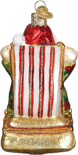 Vista 4 de Old World Christmas - Adornos: Surtido de adornos de cristal soplado para árbol de Navidad