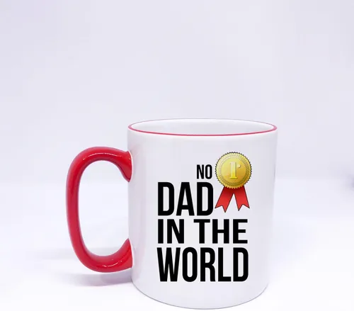 Vista 3 de No 1 DAD in the world- Gift Mug