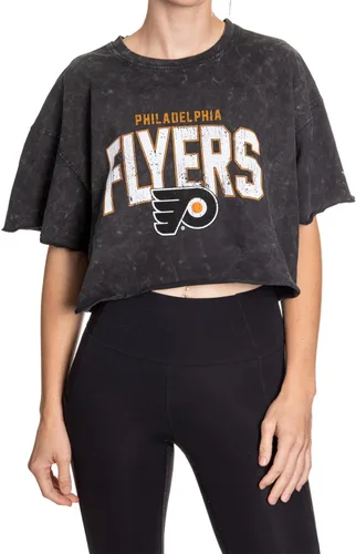 Vista 11 de Calhoun NHL Surf & Skate Camiseta de mujer de corte amplio con hombros caídos y lavado ácido