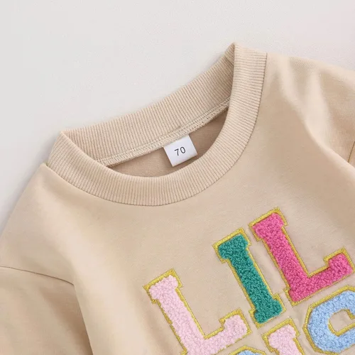 Vista 5 de Ropa de Pascua para bebé recién nacida, con bordado de conejo, sudadera con burbujas, traje de bebé niña
