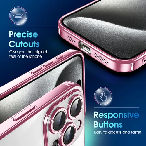 Vista 582 de Supdeal Funda cristalina transparente para iPhone 11, [No se amarillea] [Protección de la cámara] [Probado contra caídas de grado militar] Funda