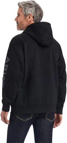 Vista 2 de ARIAT - Sudadera con capucha para hombre Negro