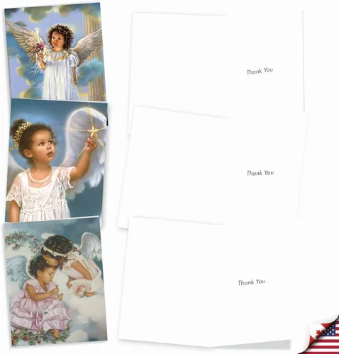 Vista 2 de The Best Card Company - 10 notas de agradecimiento en caja con sobres, varios artículos de papelería para decir gracias para hombres y mujeres